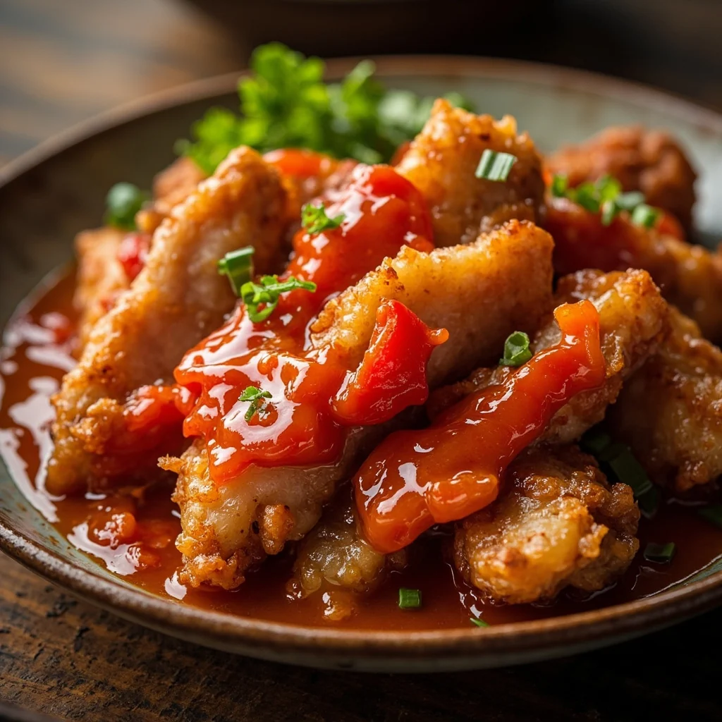 Crispy Sweet-and-Sour Pork