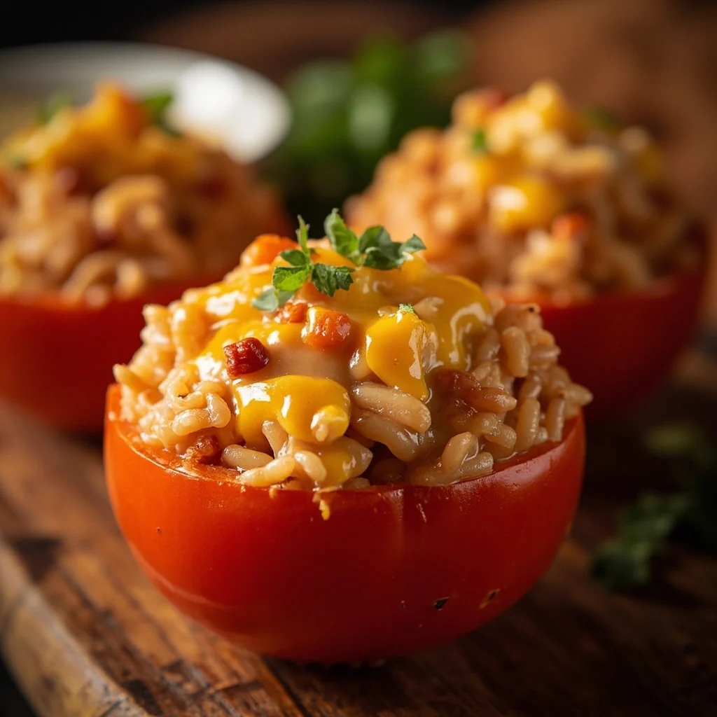 Persimmon Cheese Baked Rice