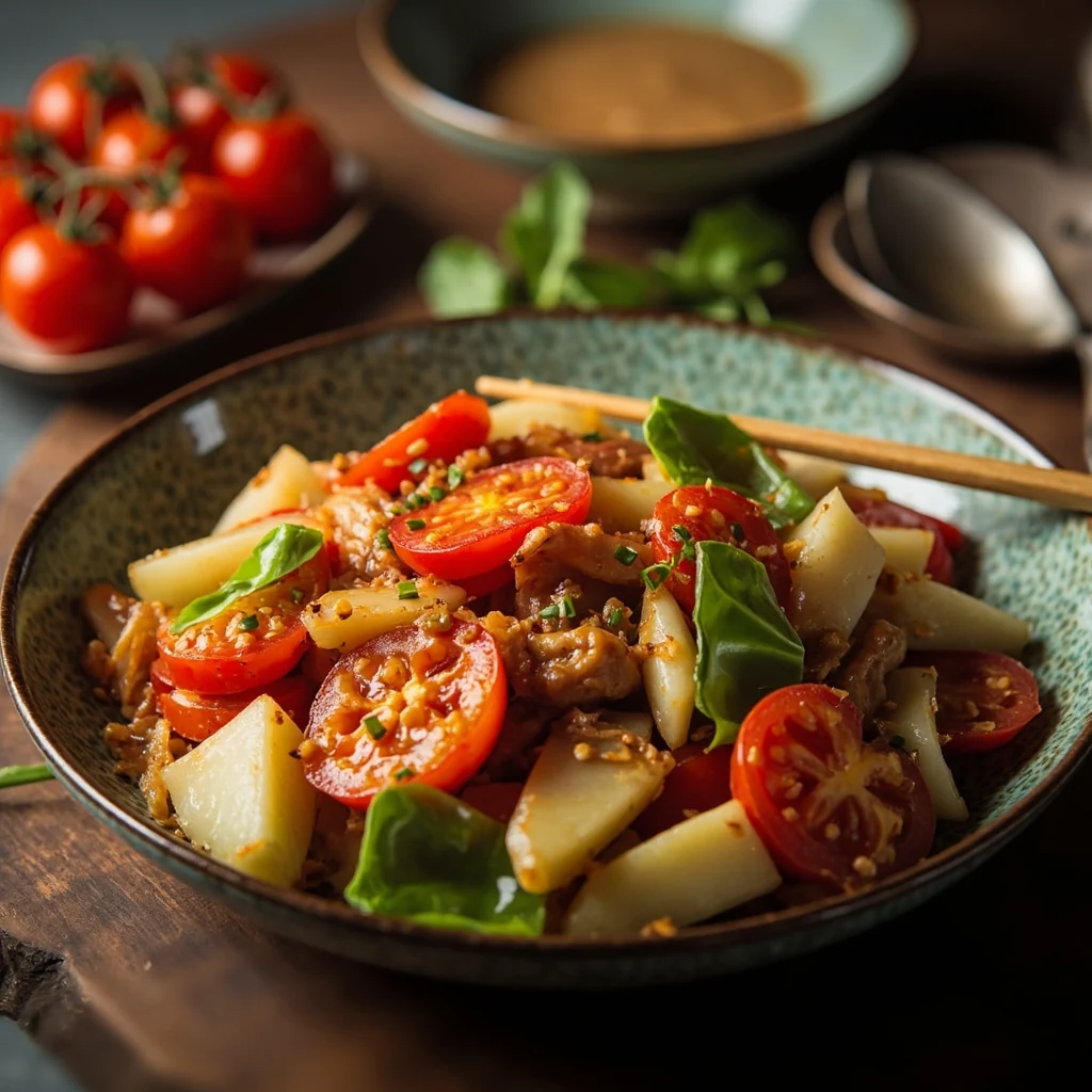 Tomato and Winter Melon Stir-Fry