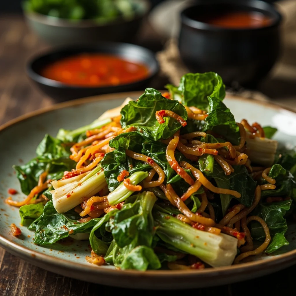 Sichuan-Style Crunchy Bok Choy Salad