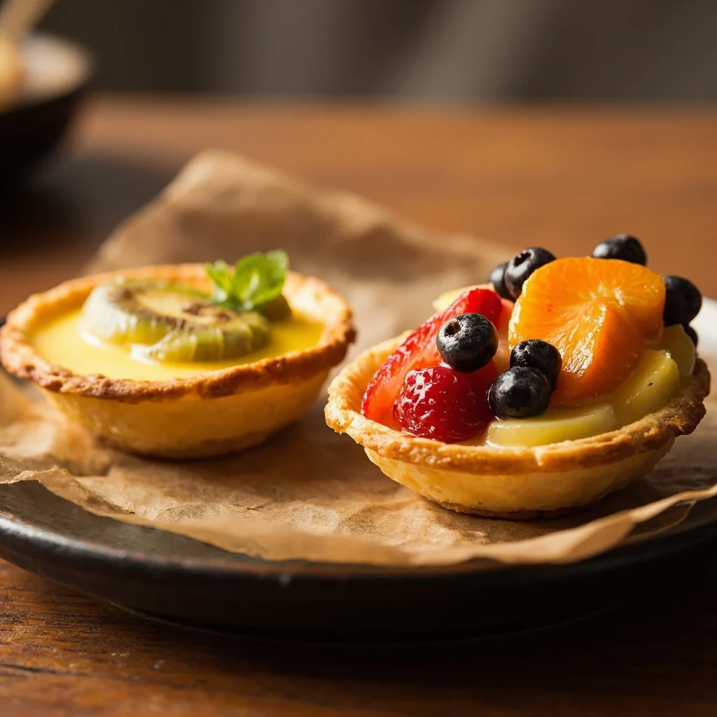 Classic and Fruit Egg Tarts