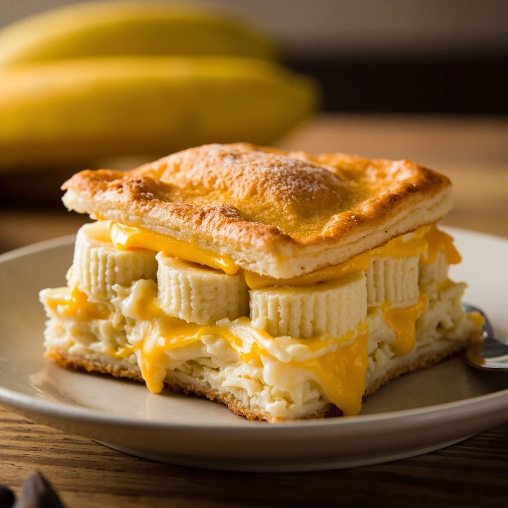 Banana Cheese Pastry Pockets