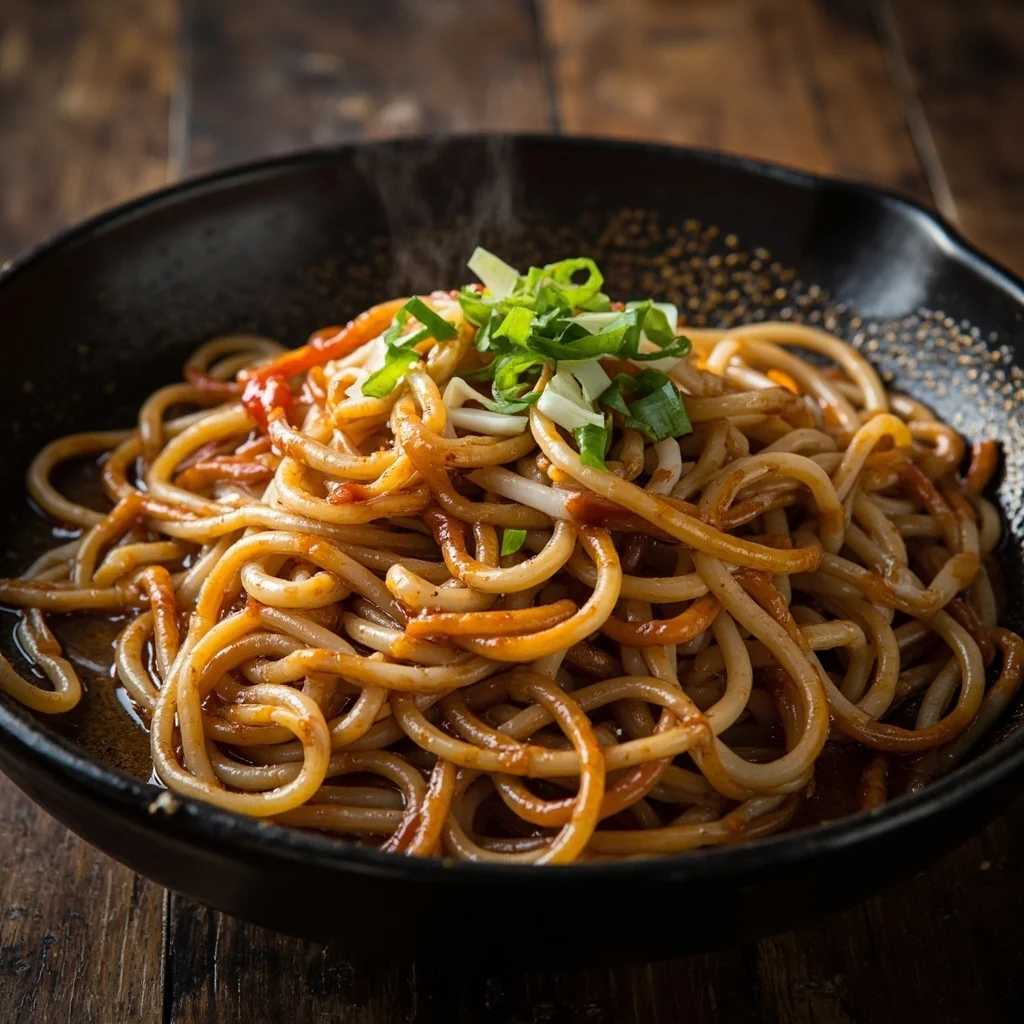 Sizzling Garlic Oil Noodles