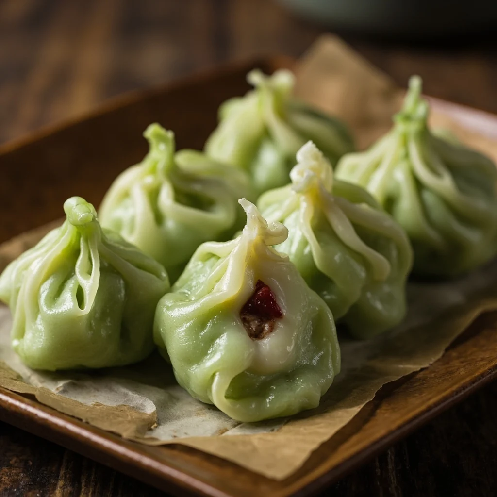 Spring Green Sticky Rice Dumplings