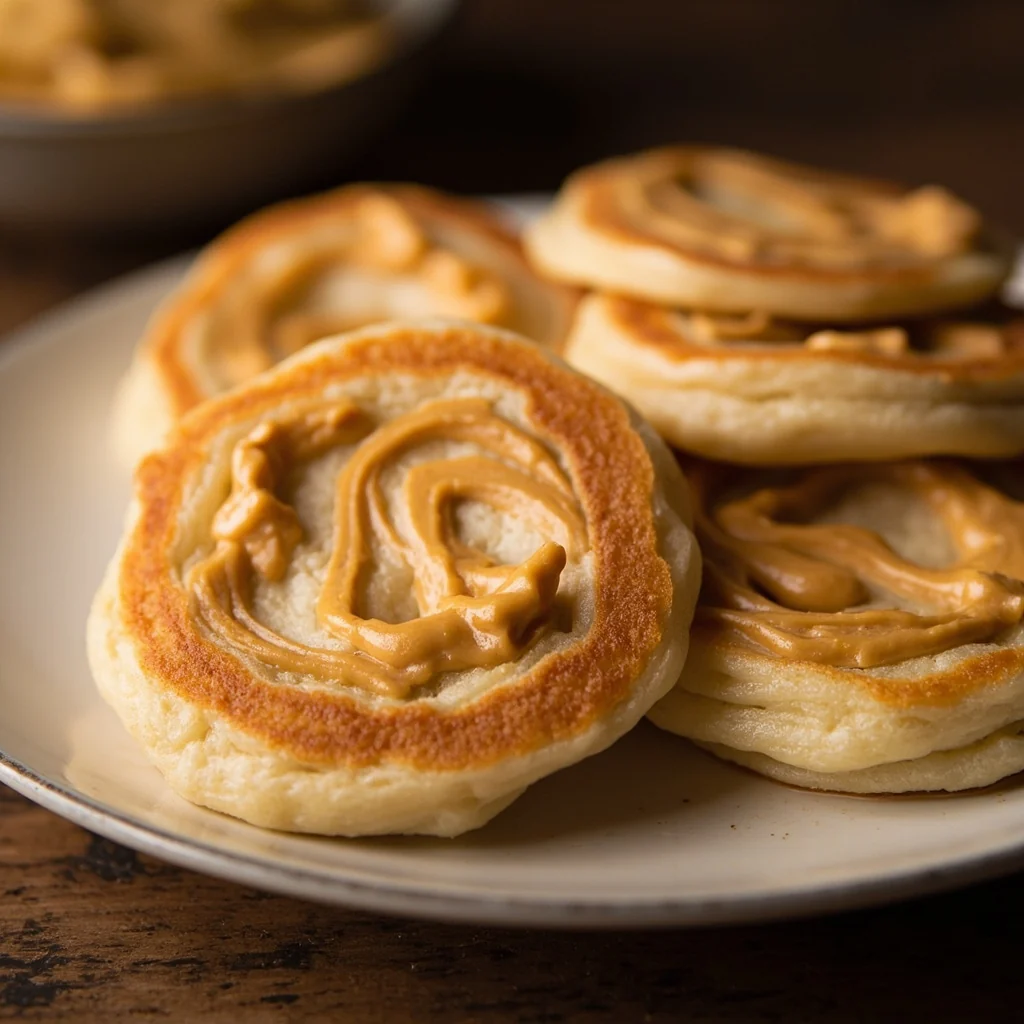 Peanut Butter Fluffy Pancakes