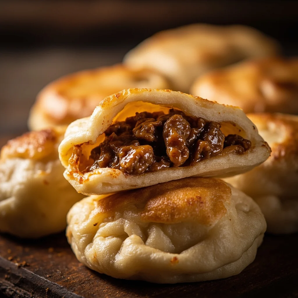 Spiced Beef Stuffed Breads