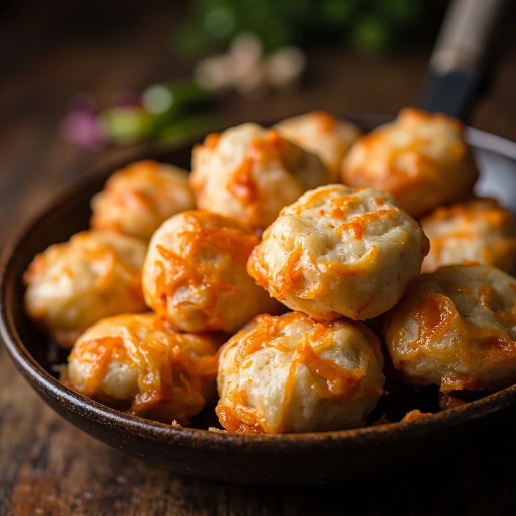 Colorful Pan-Fried Buns