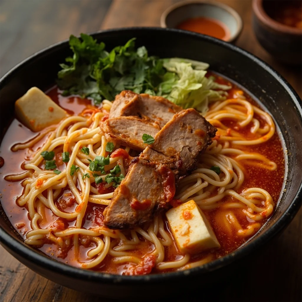 Kimchi Hot Pot Noodles
